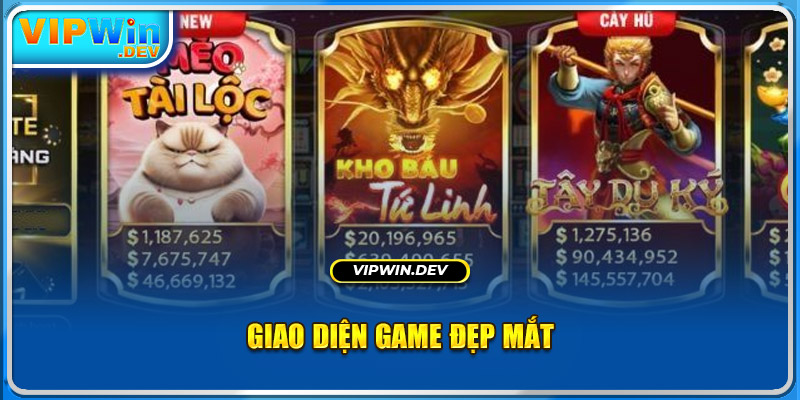 Giao diện game đẹp mắt